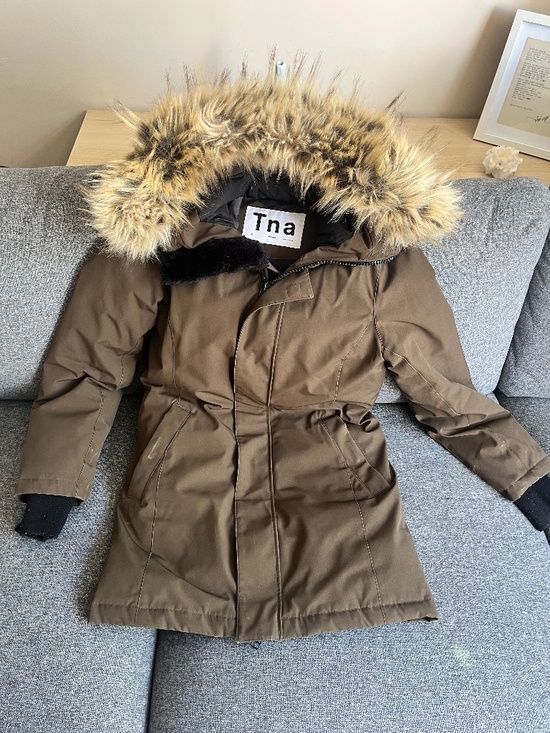 TNA Jackets & Blazers - TNA Haven Olive Green Parka